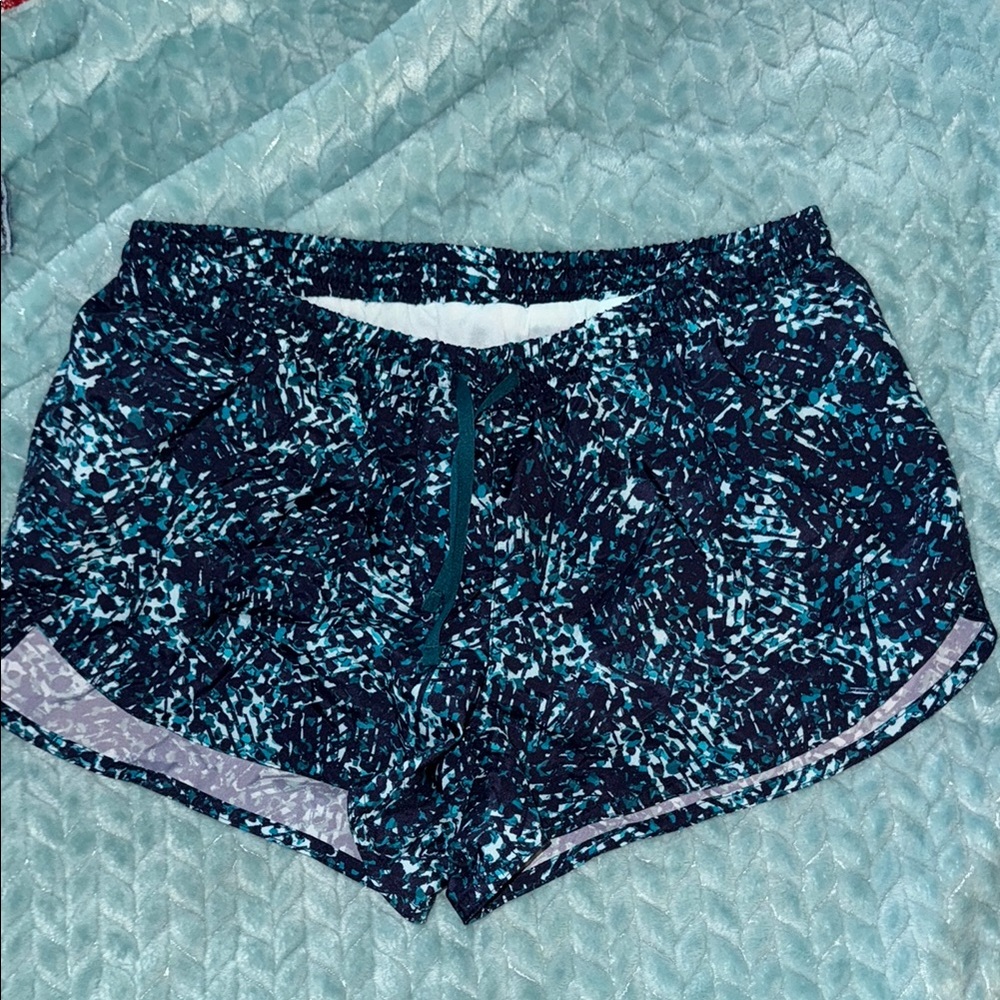 Old Navy Active Blue Patterned Athletic Shorts